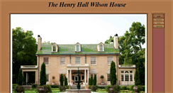 Desktop Screenshot of henryhallwilsonhouse.com